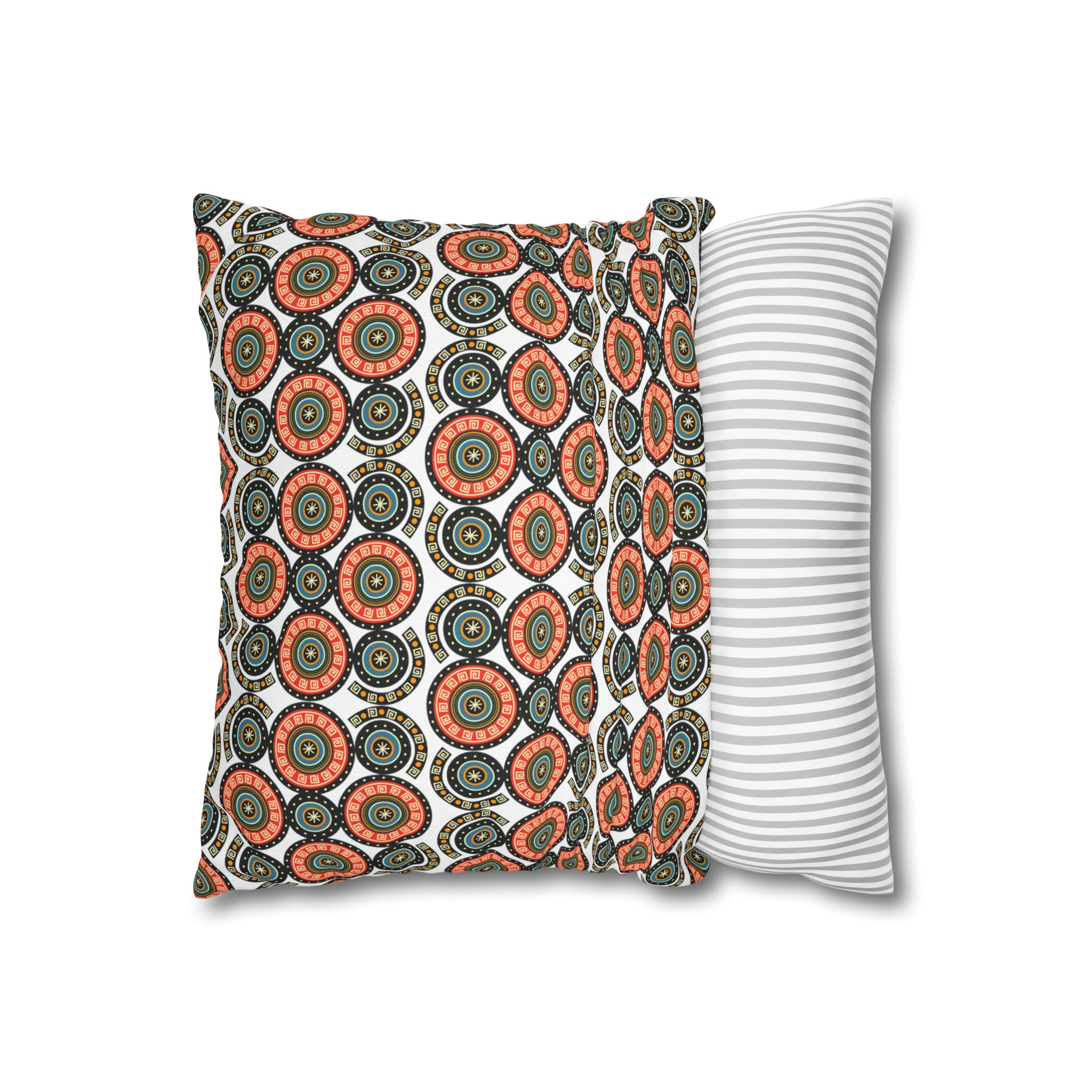 Retro Cushion (Printed) - Spun Polyester Square Pillow Case