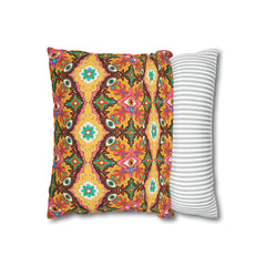 Retro Cushion - Spun Polyester Square Pillow Case