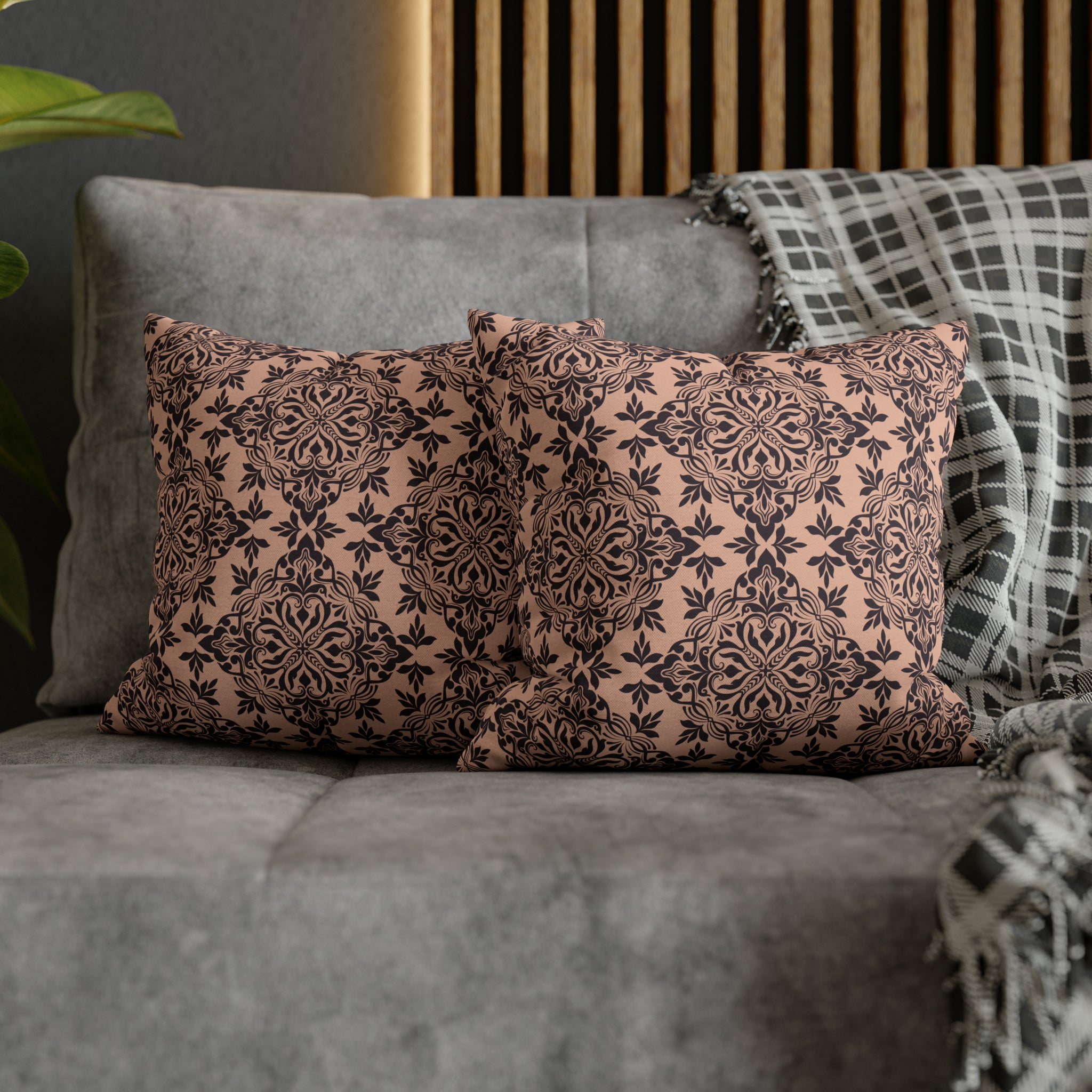 Ethnic Cushion - Spun Polyester Square Pillow Case