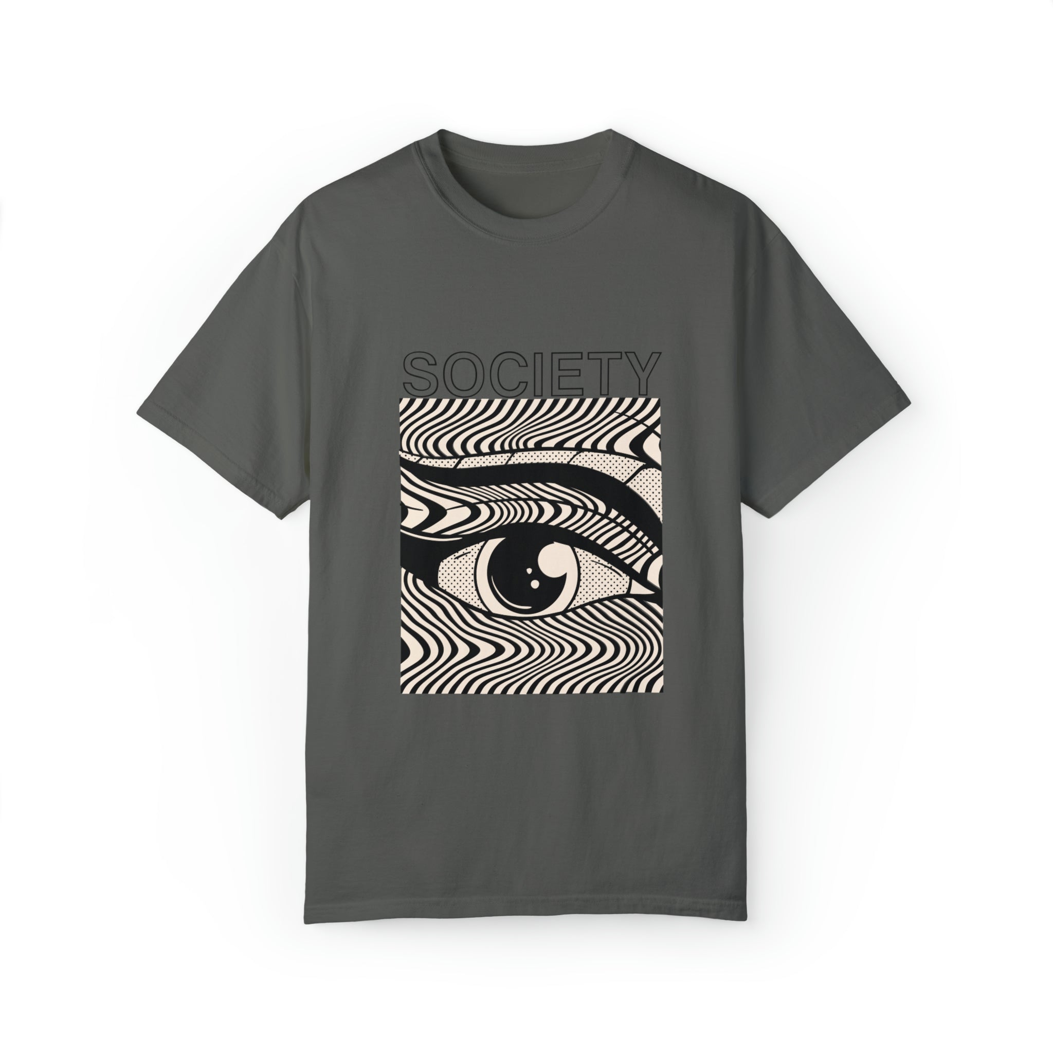 Society - Retro Graphic Garment-Dyed Unisex Tee