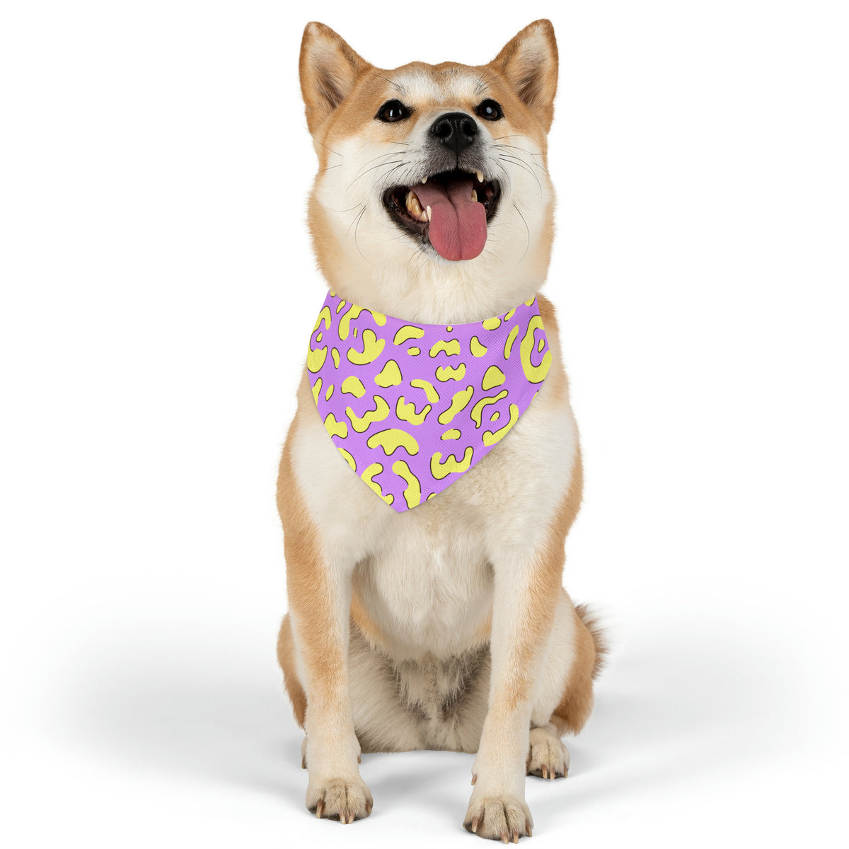 Pet Retro Pattern Bandana Collar