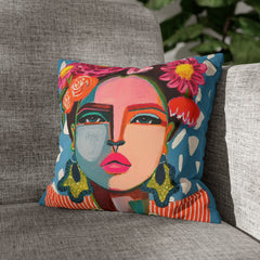 Truck Art Printed Cushion - Spun Polyester Square Pillow Case