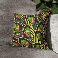 Retro Cushion - Spun Polyester Square Pillow Case