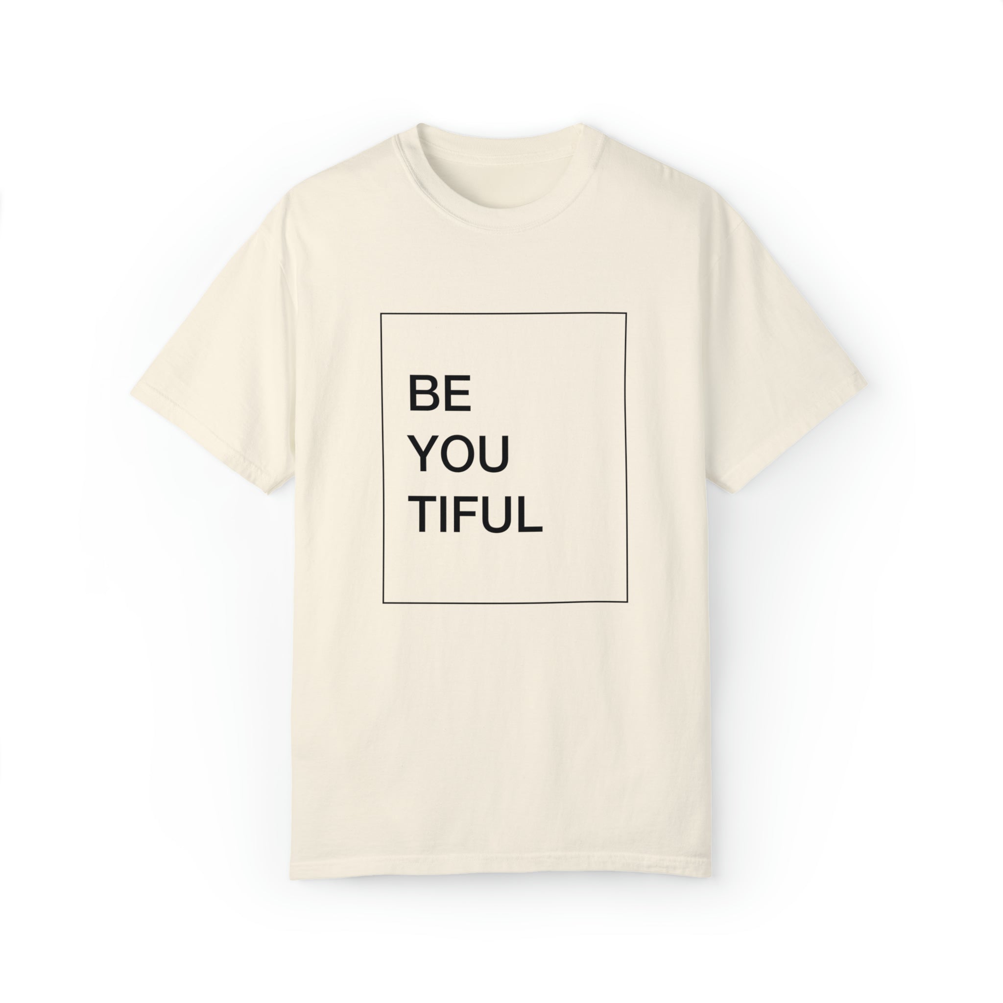 Slogan Garment-Dyed Unisex Tee