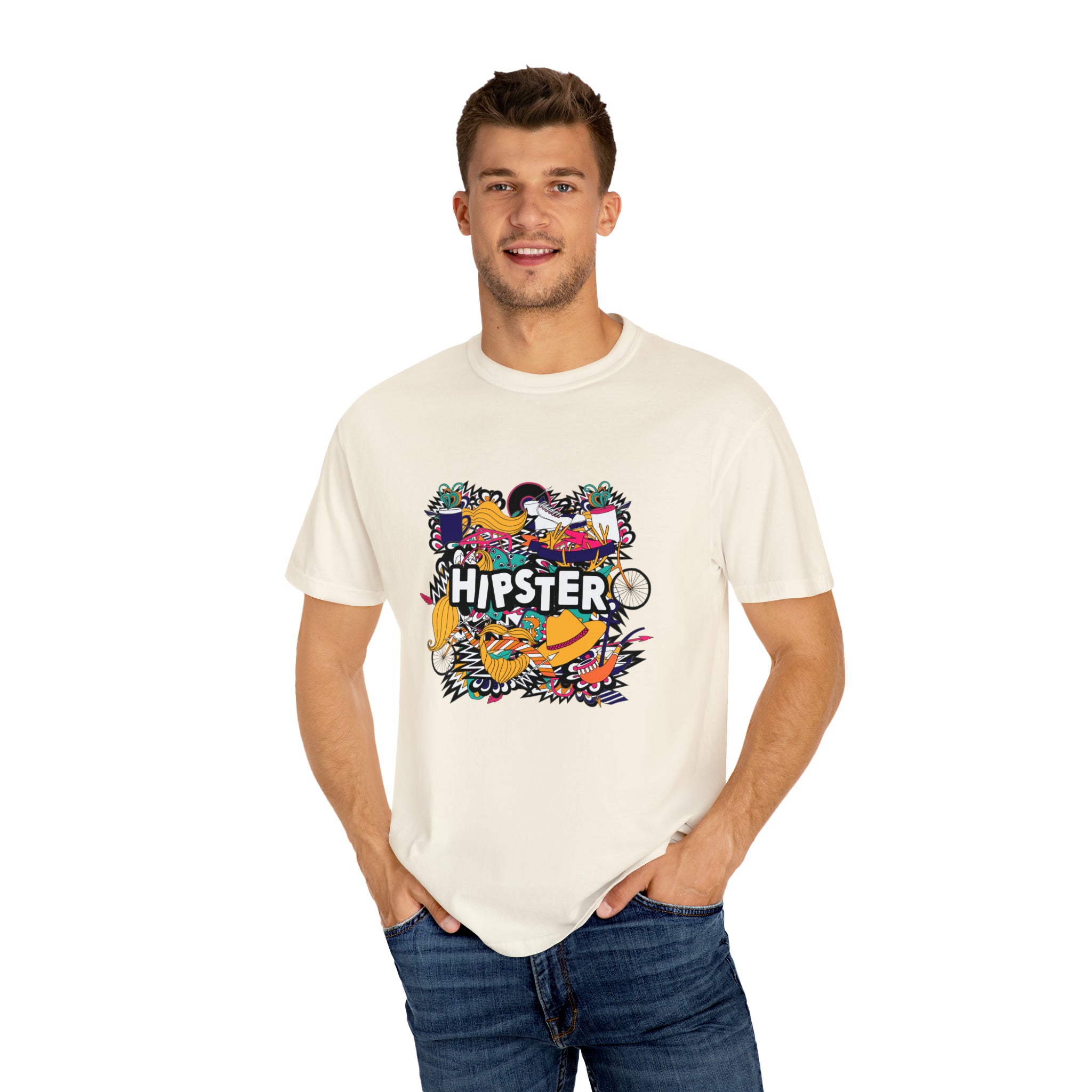 Graphic Garment-Dyed Unisex Tee