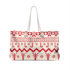 Christmas weekender bag tote