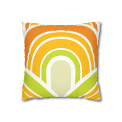 Retro Cushion - Faux Suede Square Pillow Case