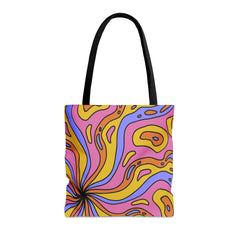 Retro Pattern (AOP) Tote Bag