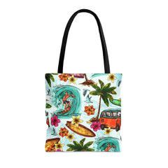 Retro Tribal Pattern (AOP) Tote Bag