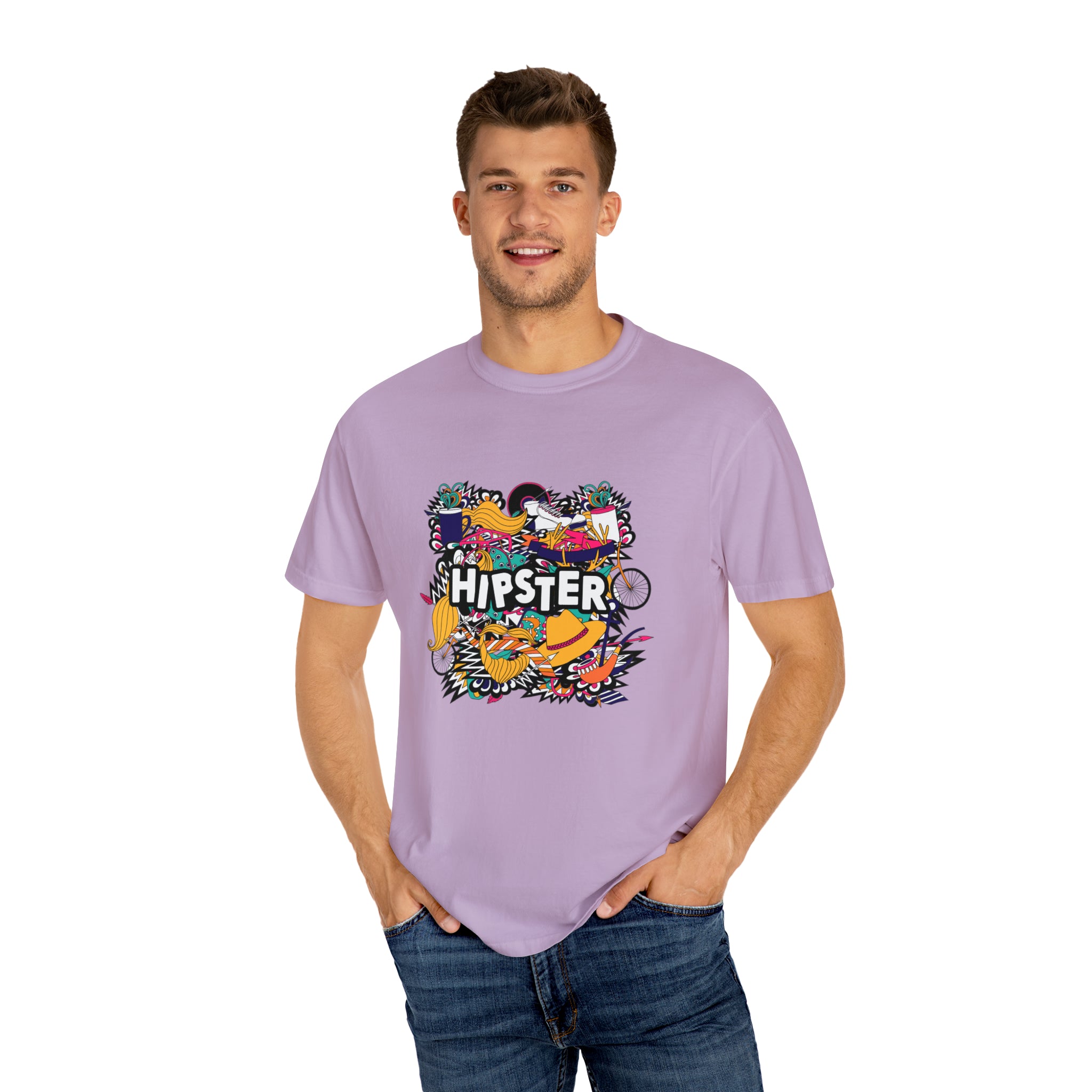 Graphic Garment-Dyed Unisex Tee
