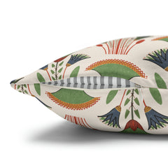 Egyptian Floral Ethnic Cushion - Spun Polyester Square Pillow Case