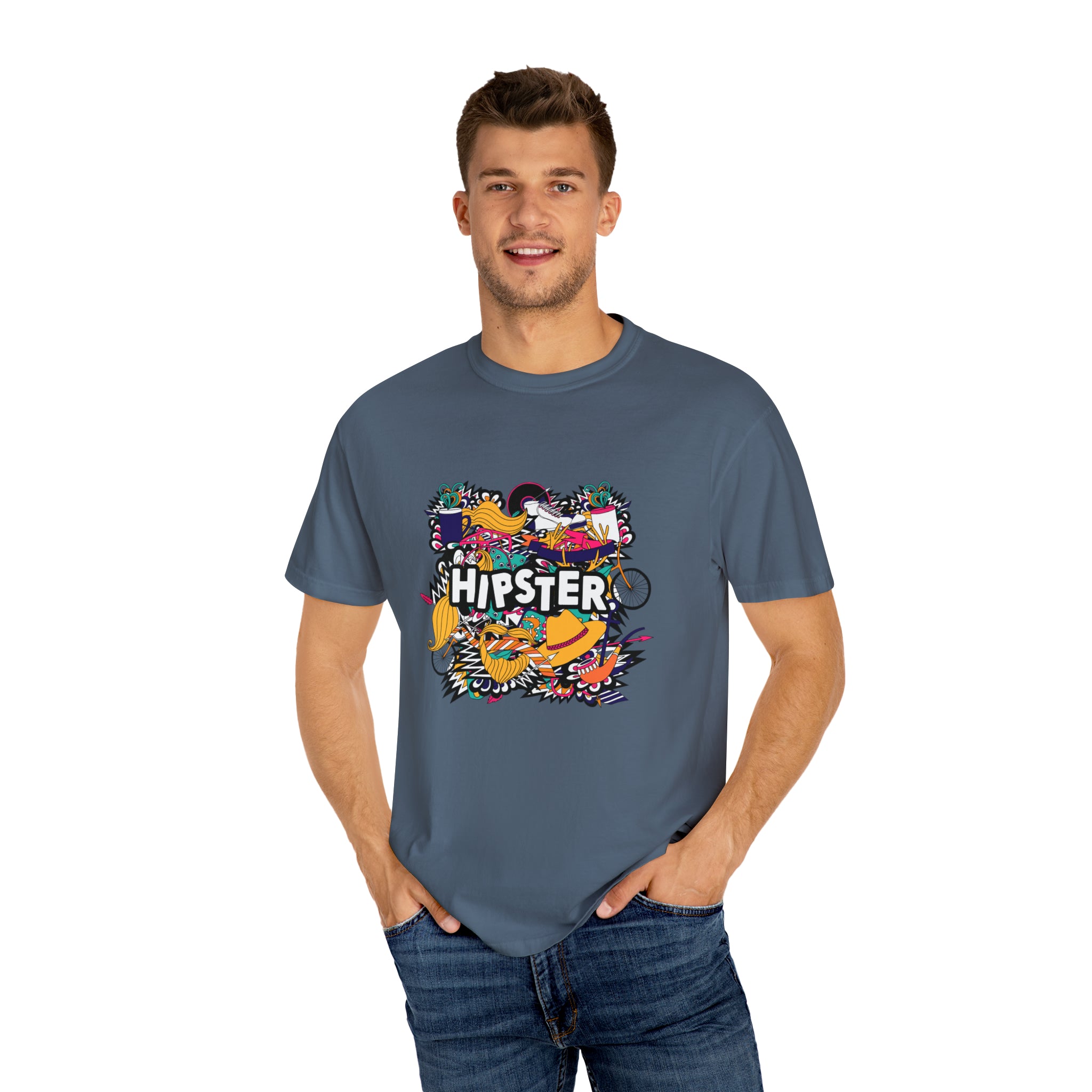 Graphic Garment-Dyed Unisex Tee