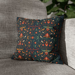 Vintage Mughal Pattern Cushion Cover - Spun Polyester