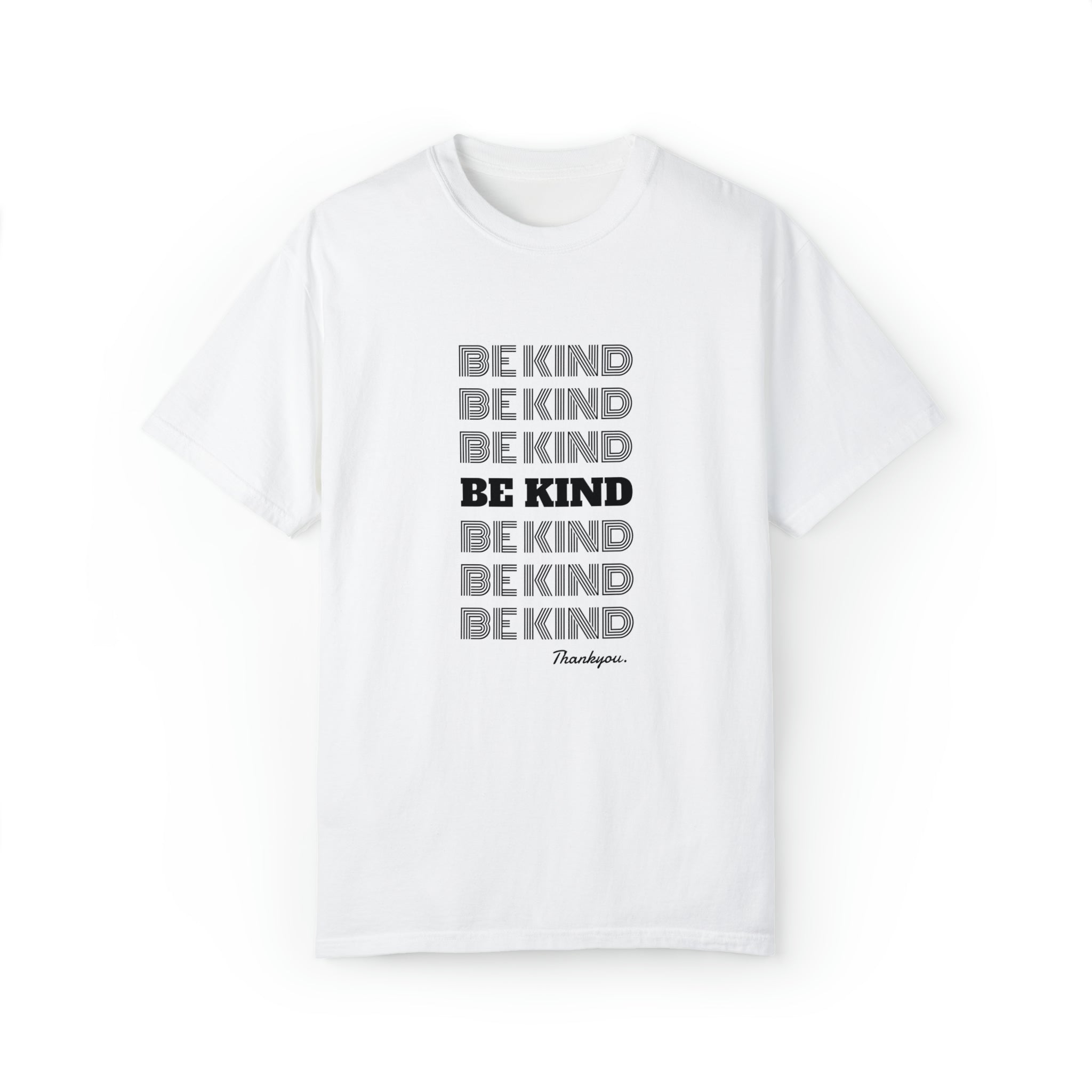 Slogan Garment-Dyed Unisex  T-shirt