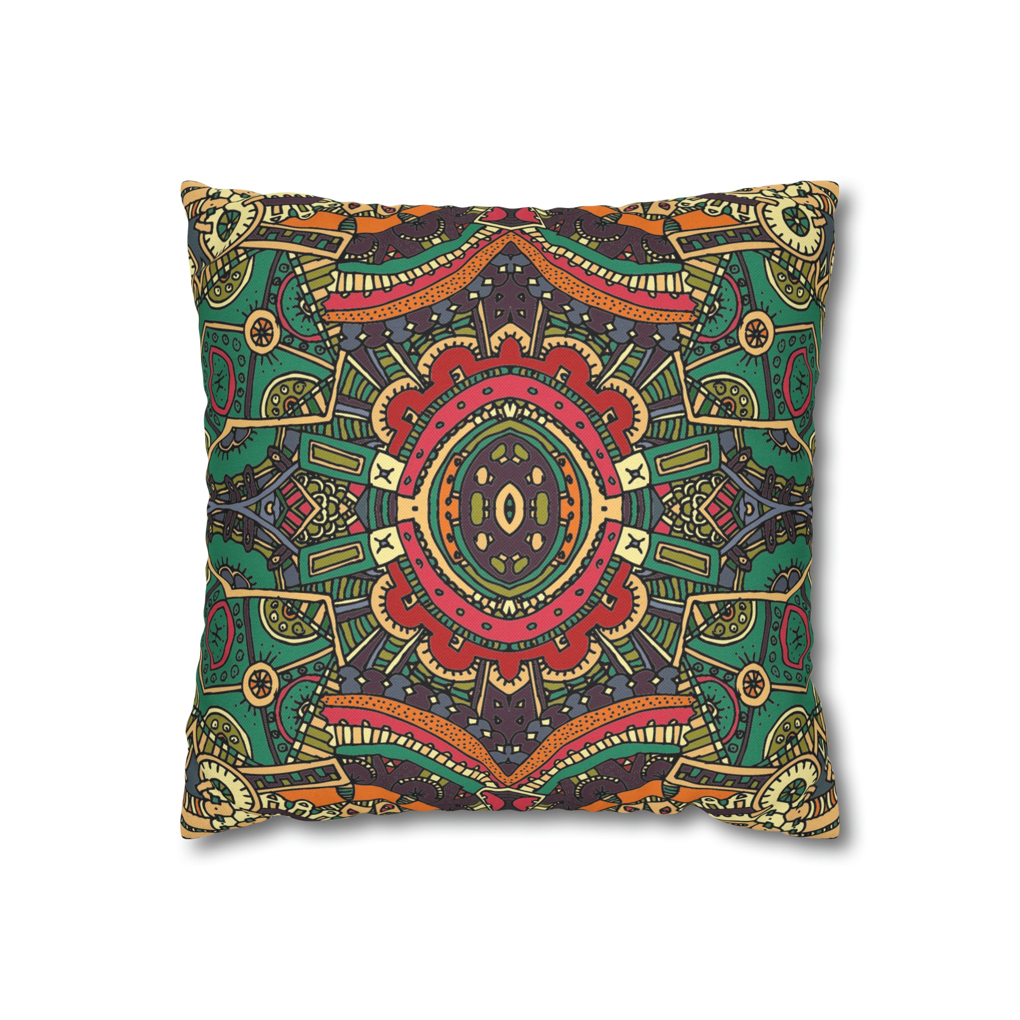 Retro Cushion - Spun Polyester Square Pillow Case