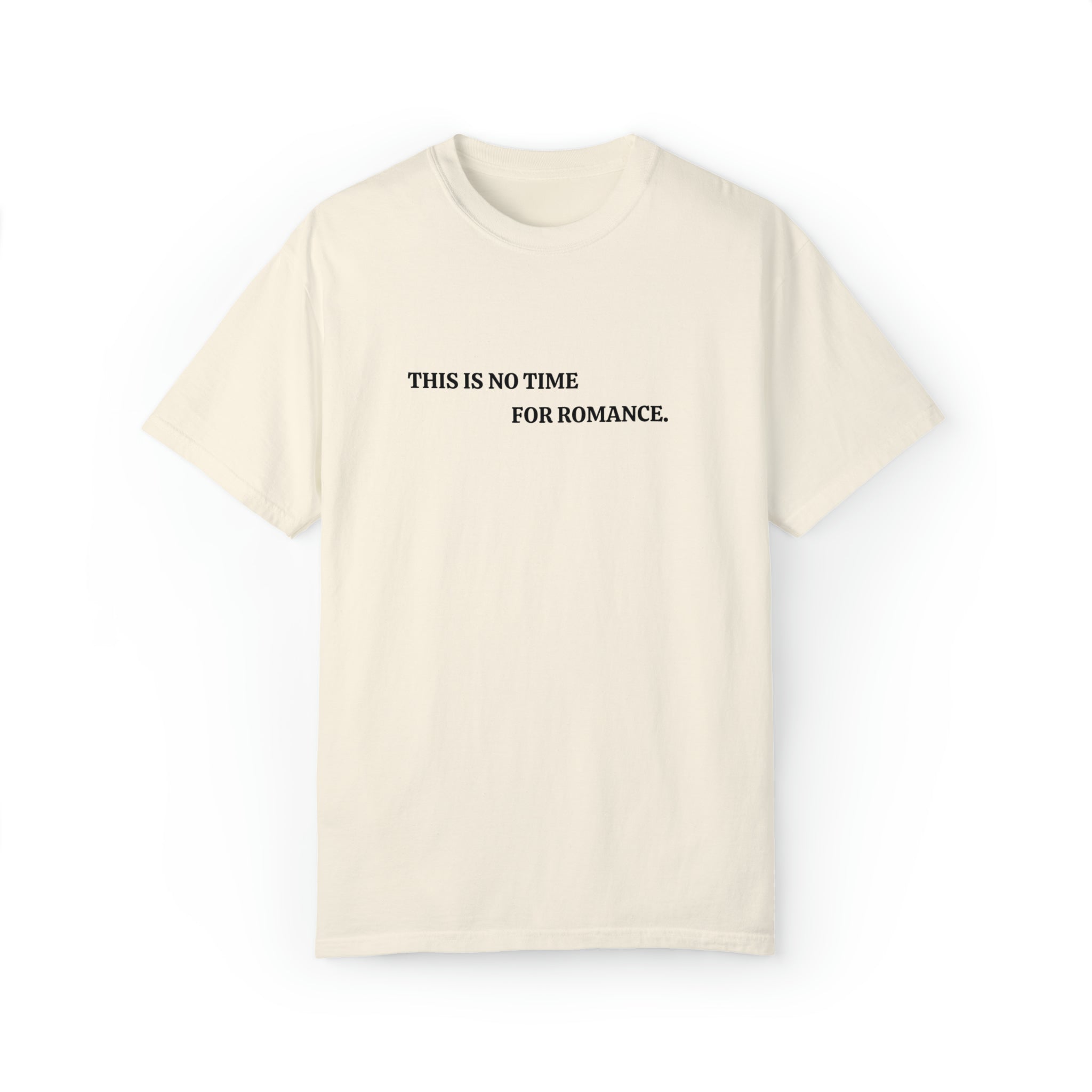 Slogan Garment-Dyed Unisex Tee