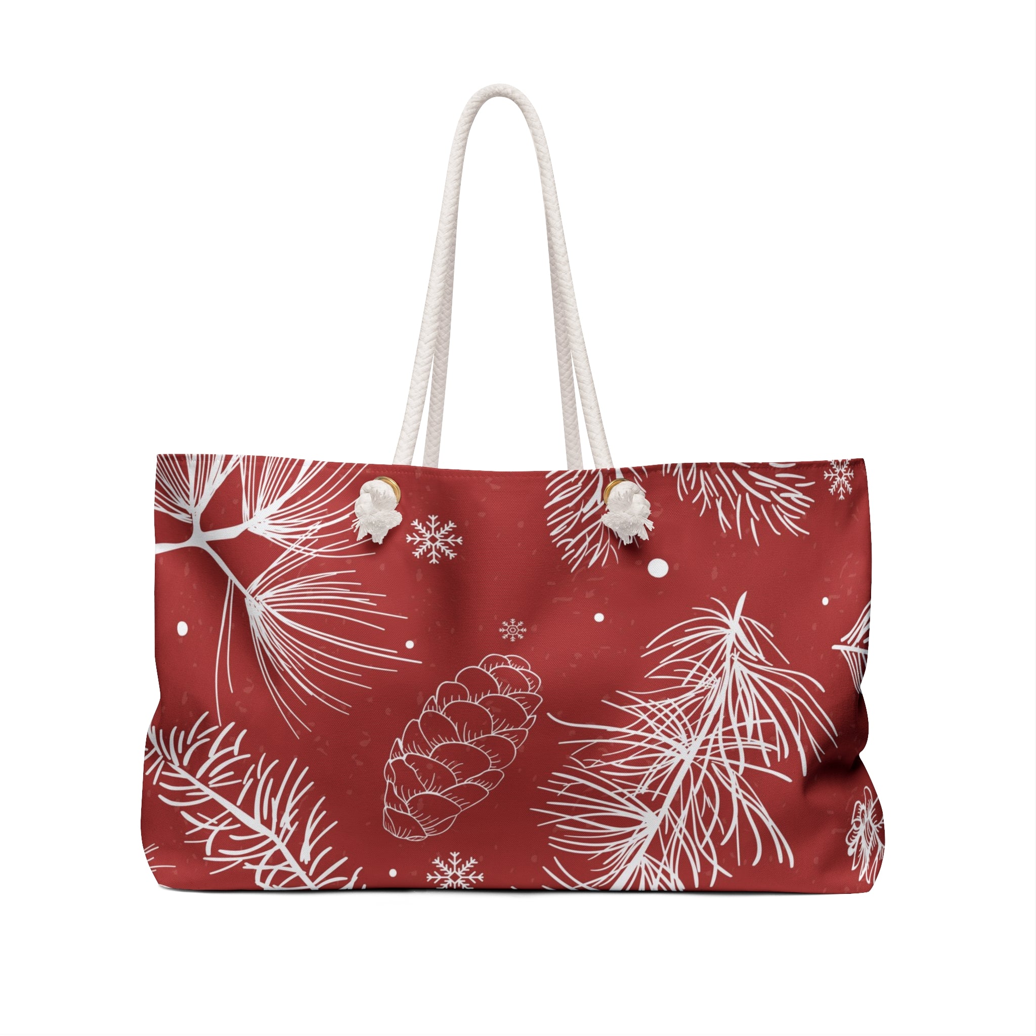 Christmas weekender bag tote