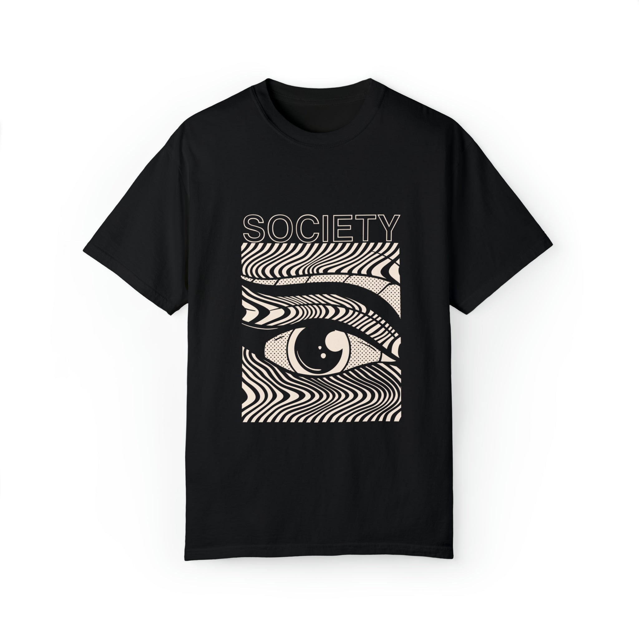 Society - Retro Graphic Garment-Dyed Unisex Tee