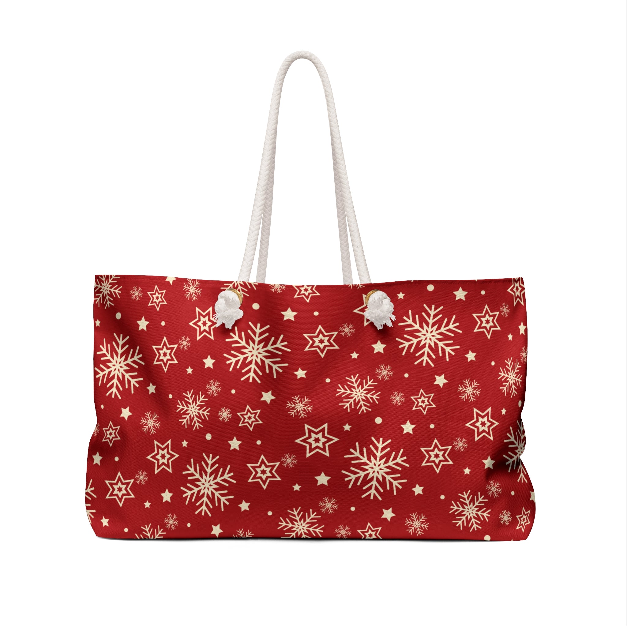 Holiday Season Snowflakes Christmas Pattern (AOP) Weekender Bag