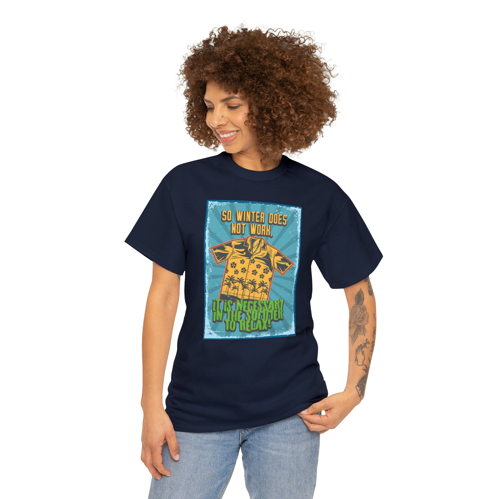 Relaxed Summer (Graphic) - Unisex T-Shirt