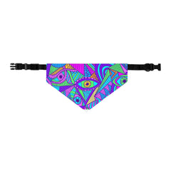 Pet Retro Pattern Bandana Collar