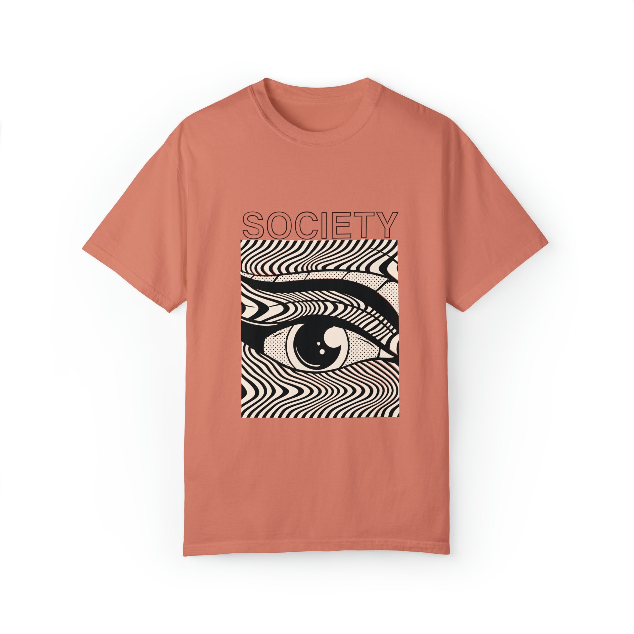 Society - Retro Graphic Garment-Dyed Unisex Tee