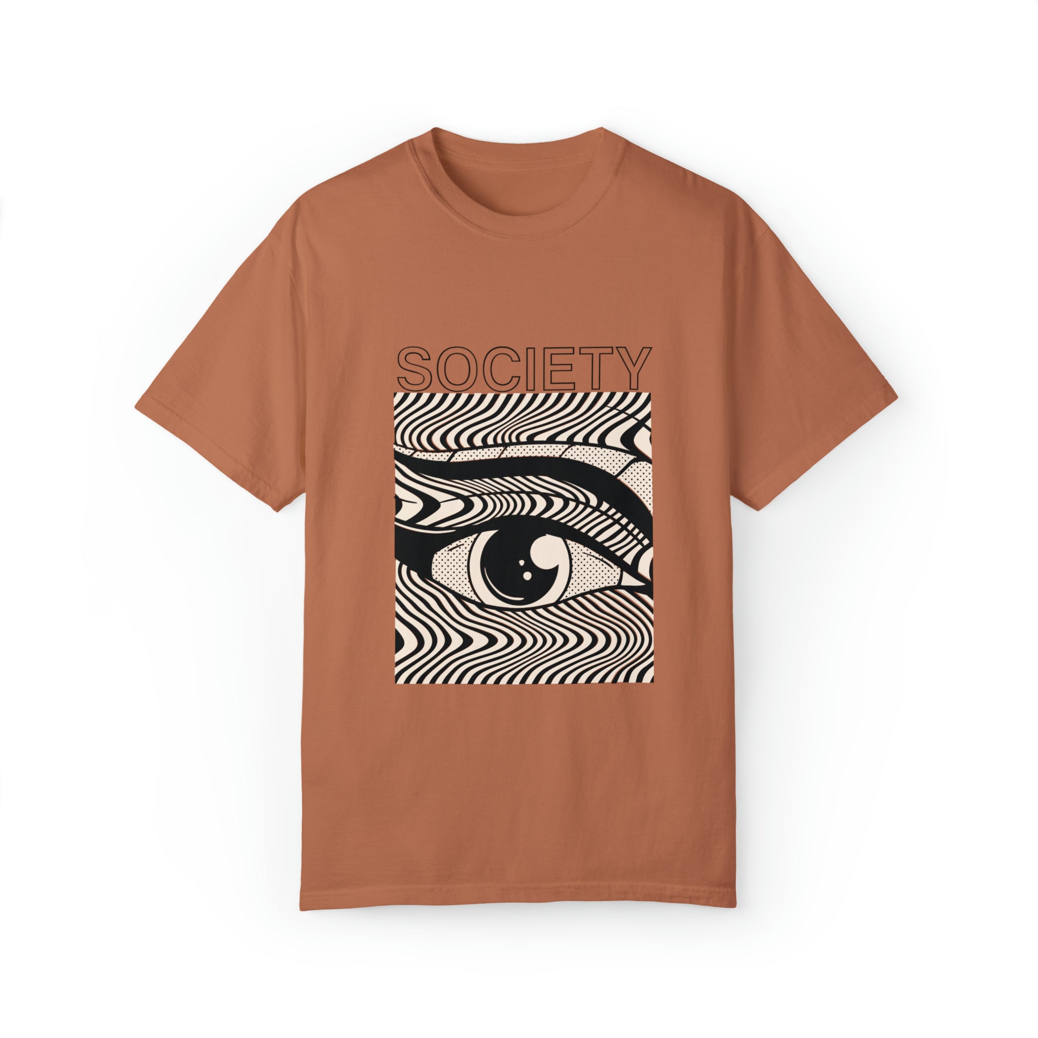 Society - Retro Graphic Garment-Dyed Unisex Tee