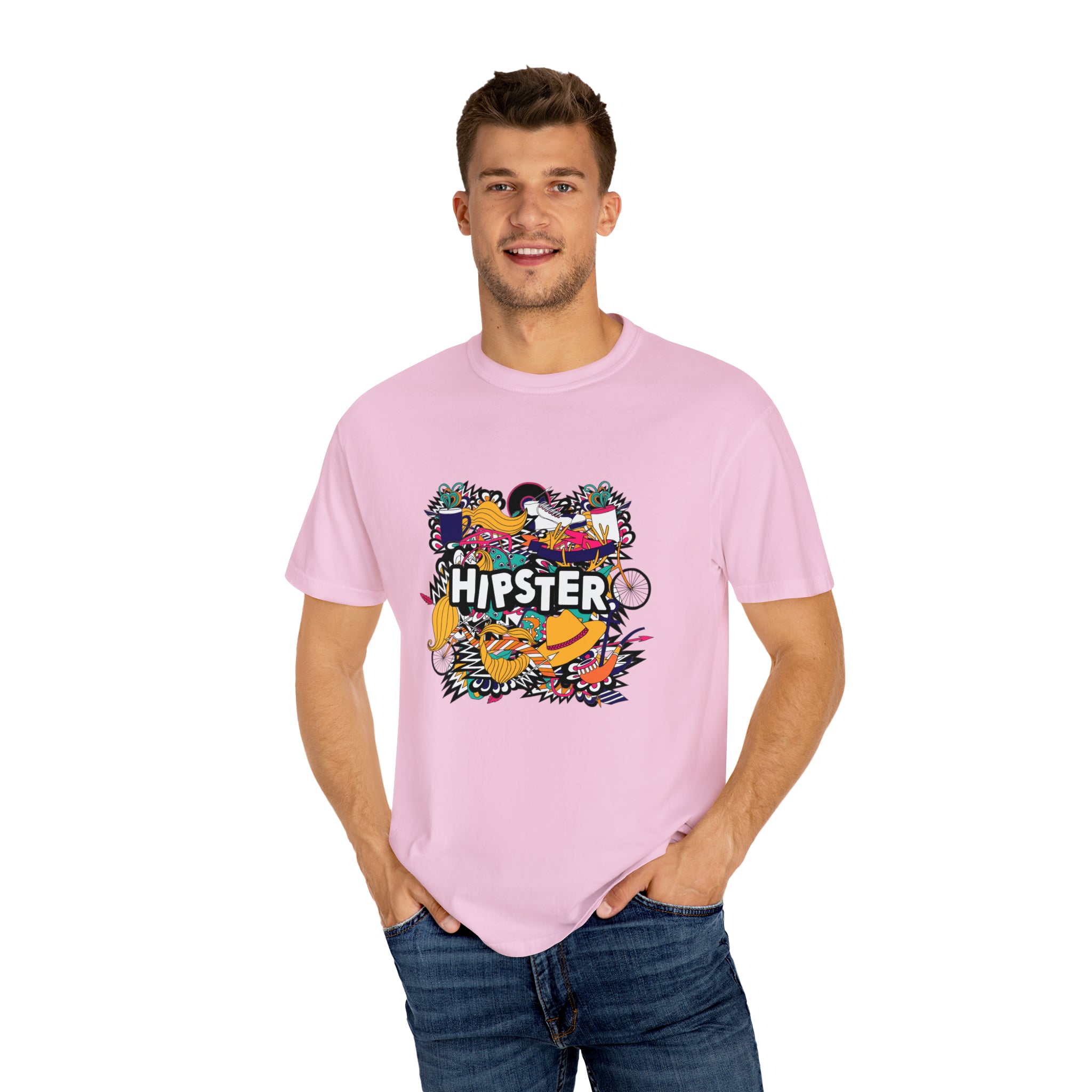 Graphic Garment-Dyed Unisex Tee