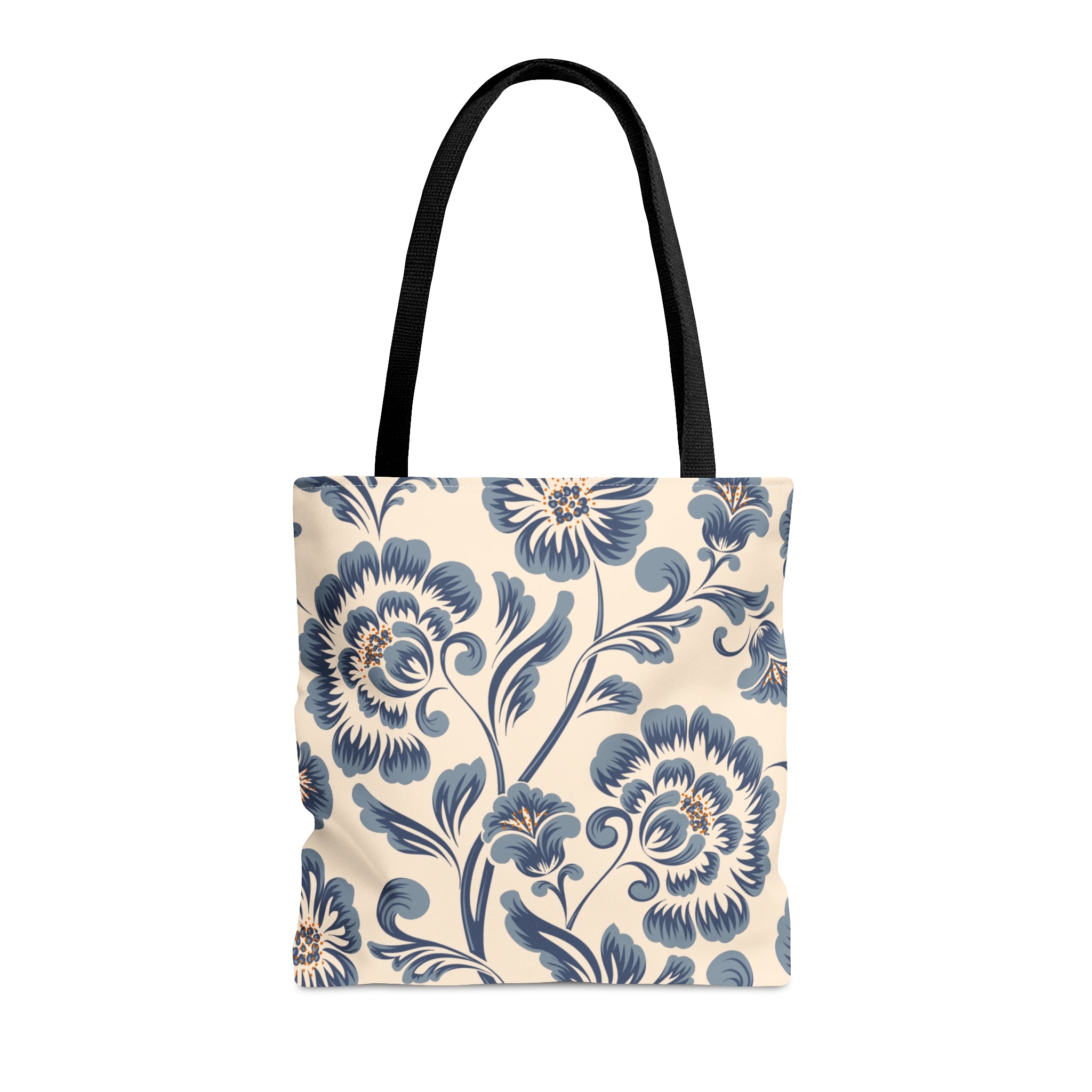 Retro Floral Pattern (AOP) Tote Bag