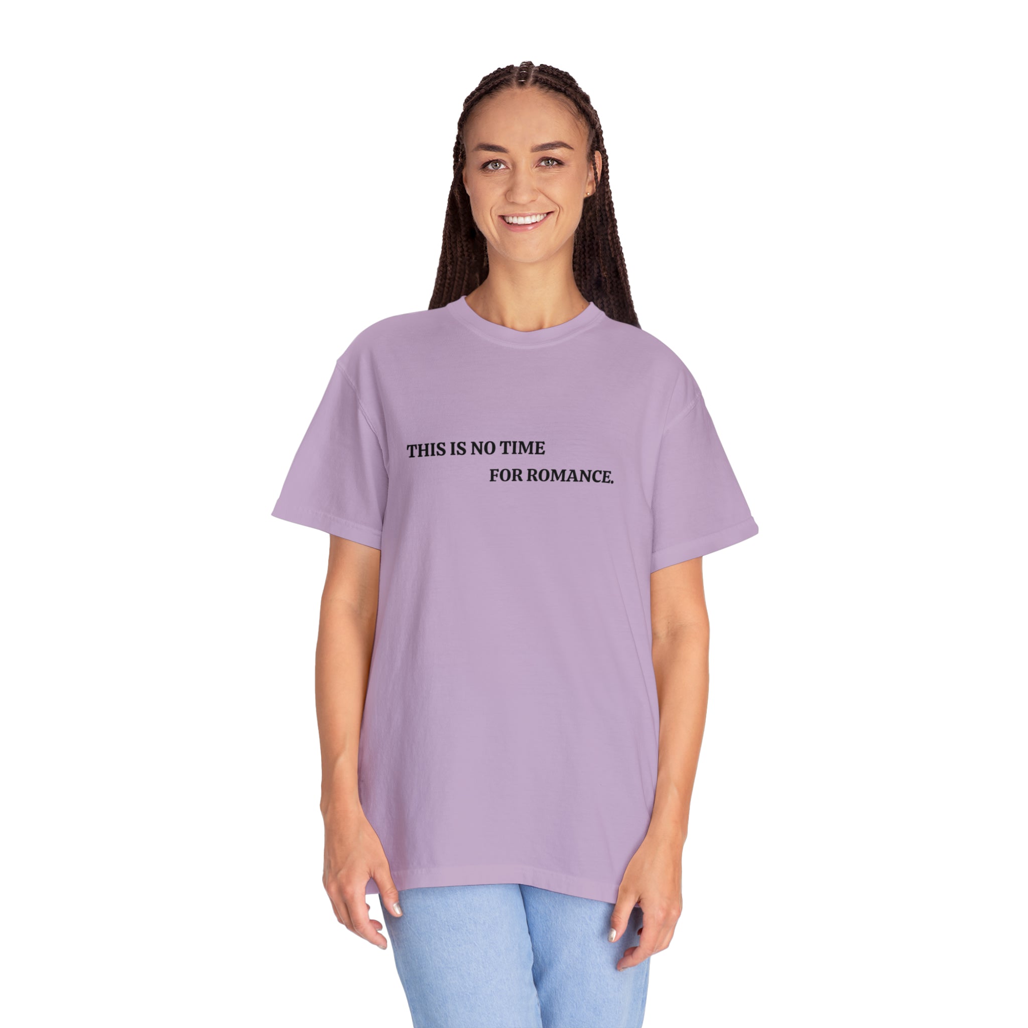 Slogan Garment-Dyed Unisex Tee