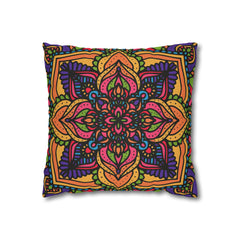 Truck Art Printed Cushion - Spun Polyester Square Pillow Case