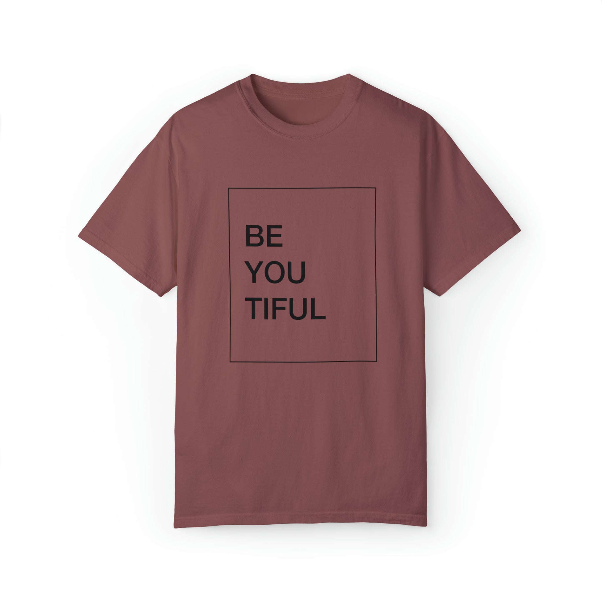 Slogan Garment-Dyed Unisex Tee