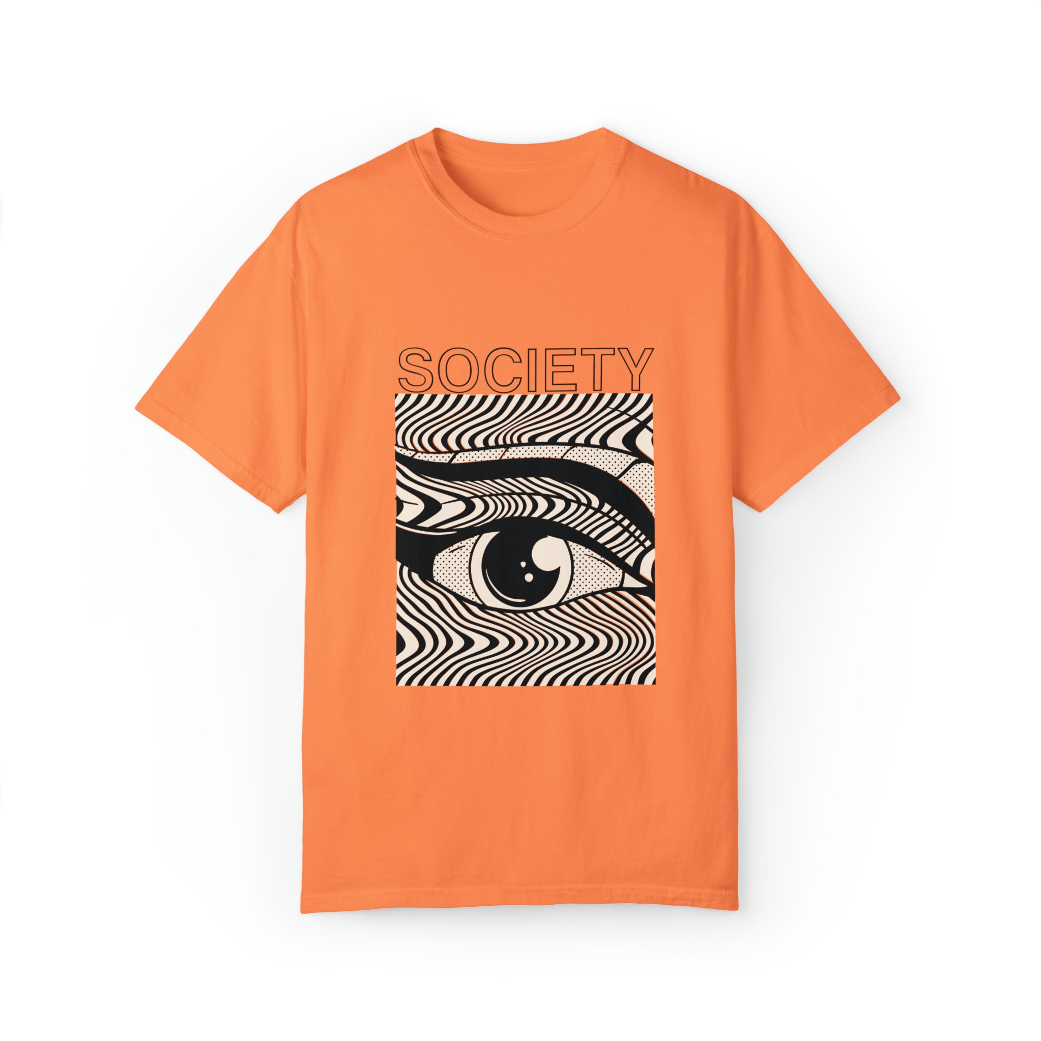 Society - Retro Graphic Garment-Dyed Unisex Tee