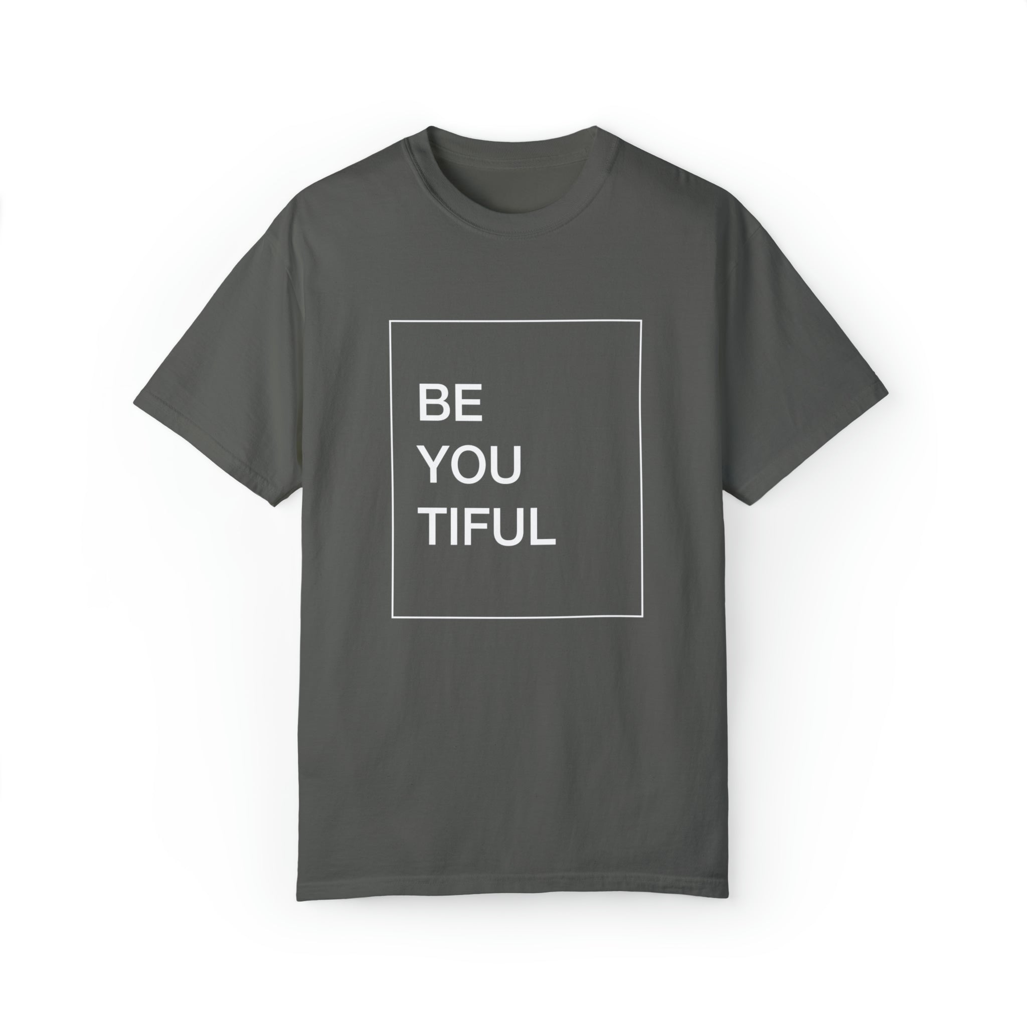 Slogan Garment-Dyed Unisex Tee