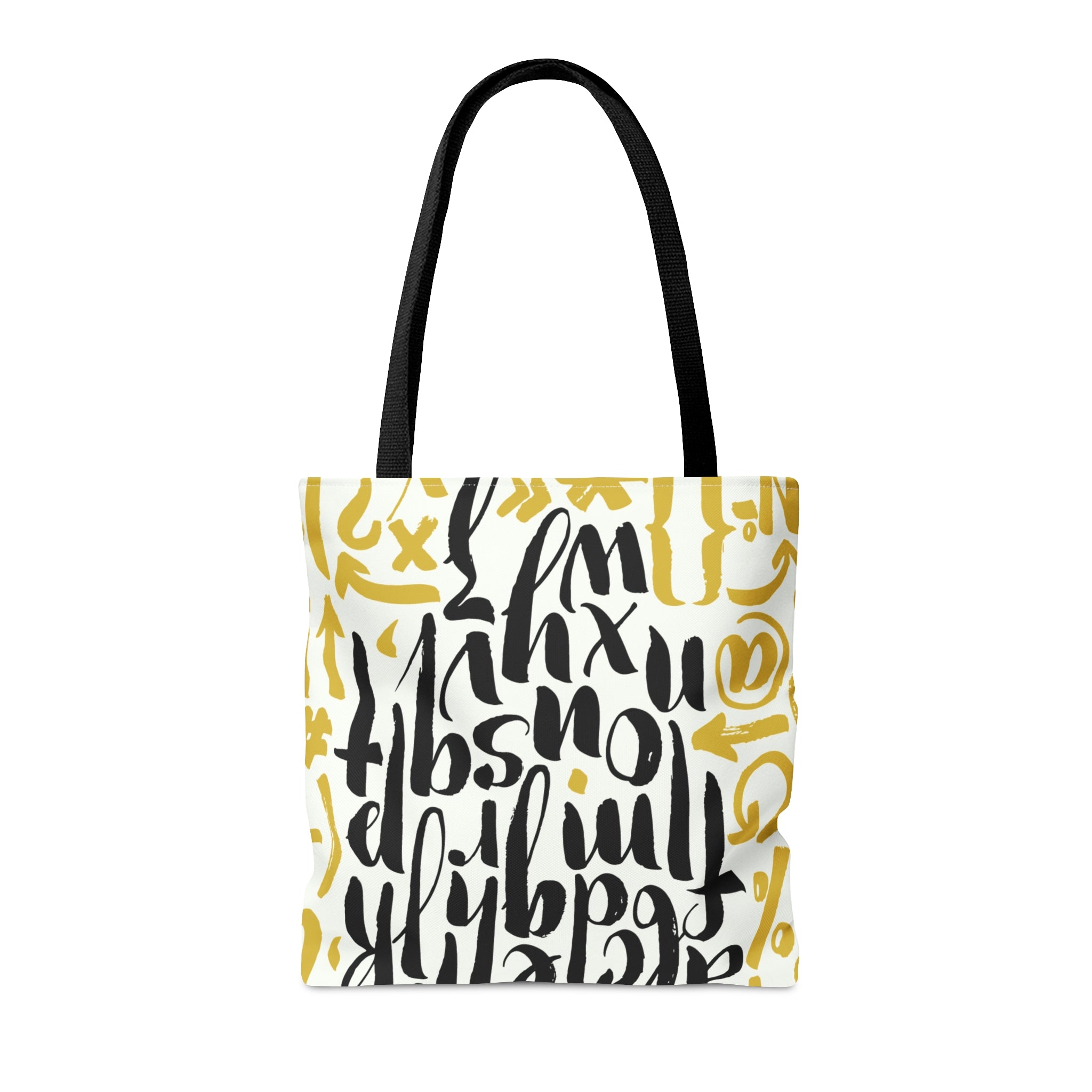 Alphabetic Pattern (AOP) Tote Bag