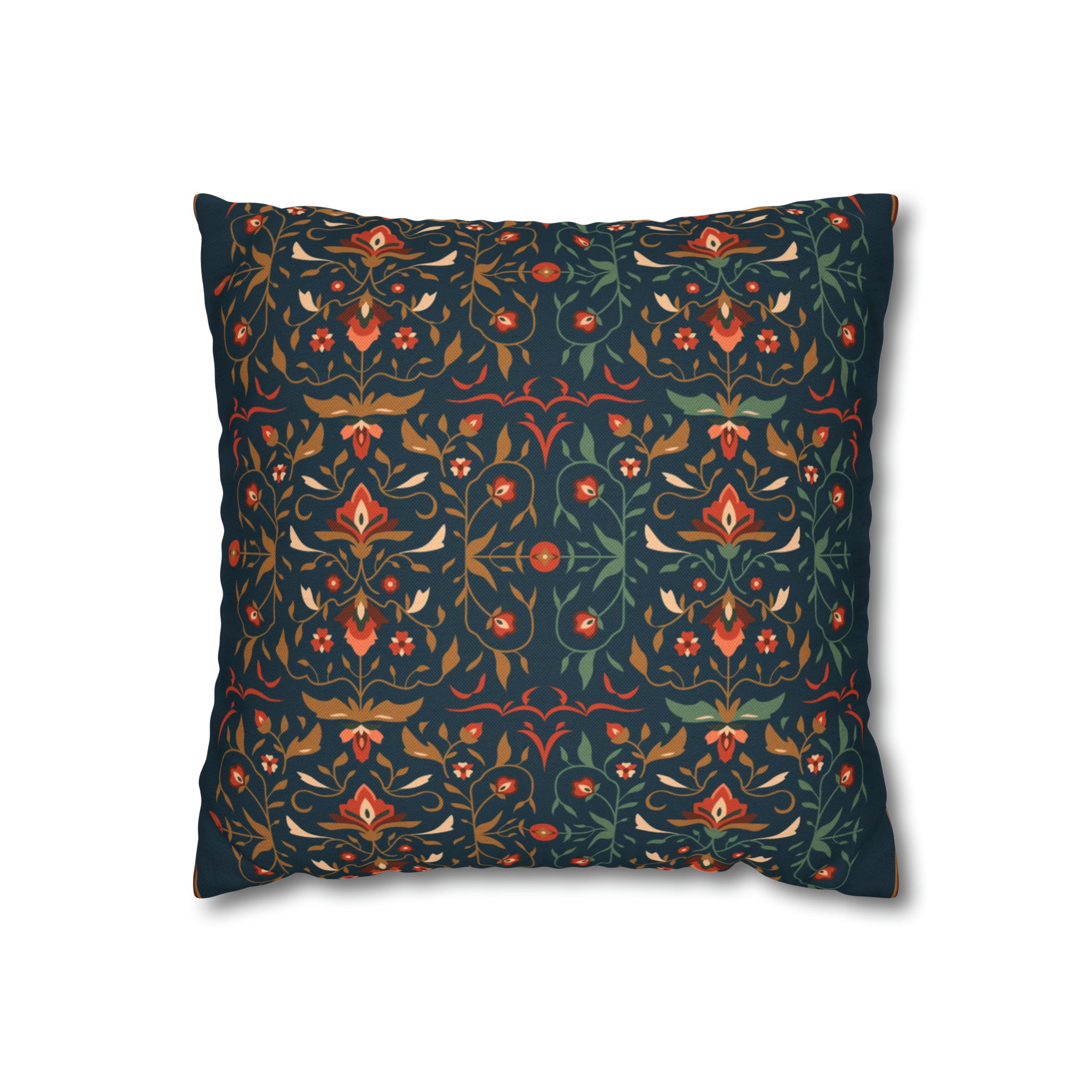 Vintage Mughal Pattern Cushion Cover - Spun Polyester