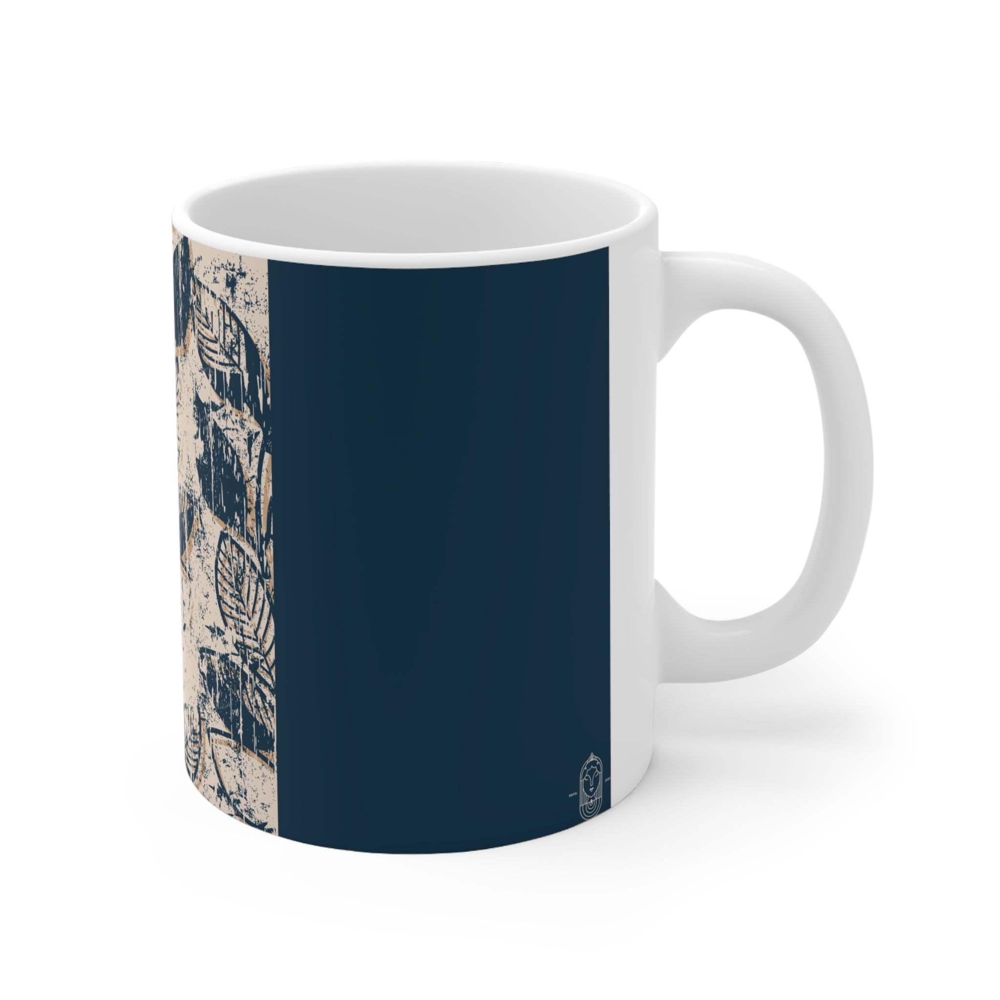 Twig Leaves Printed Mug - 11 OZ