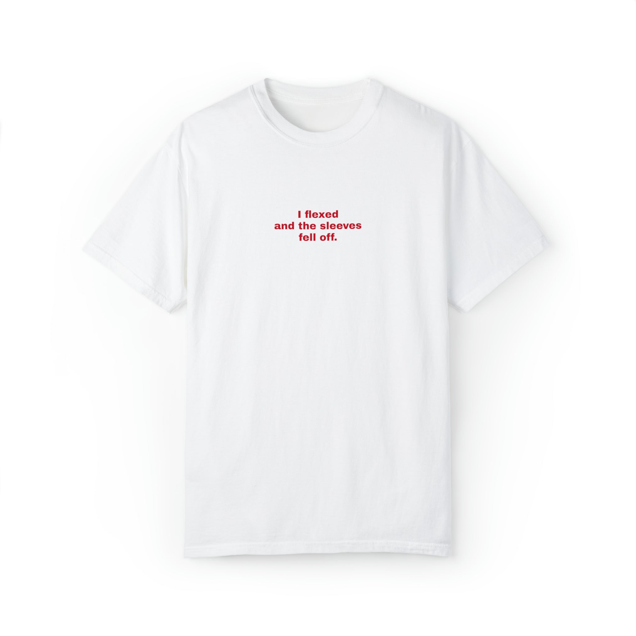 Slogan Garment-Dyed Unisex T-shirt