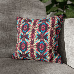 Aztec Pattern Cushion - Spun Polyester Square Pillow Case