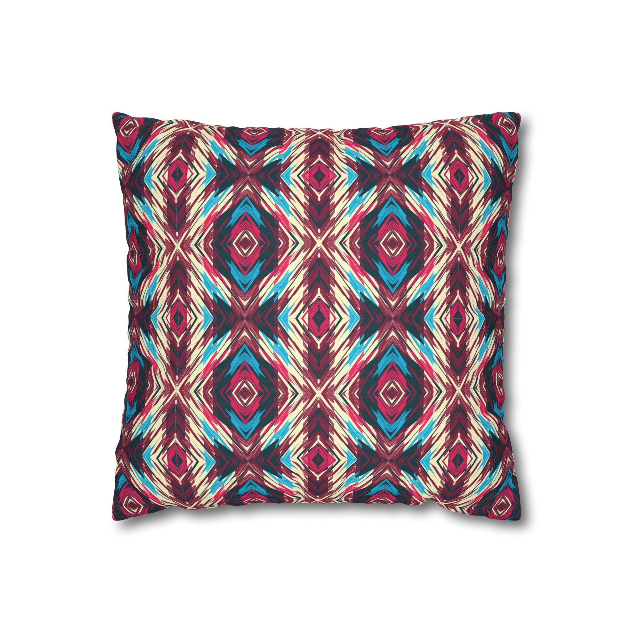 Aztec Pattern Cushion - Spun Polyester Square Pillow Case