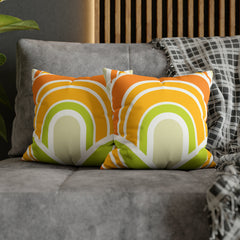 Retro Cushion - Faux Suede Square Pillow Case