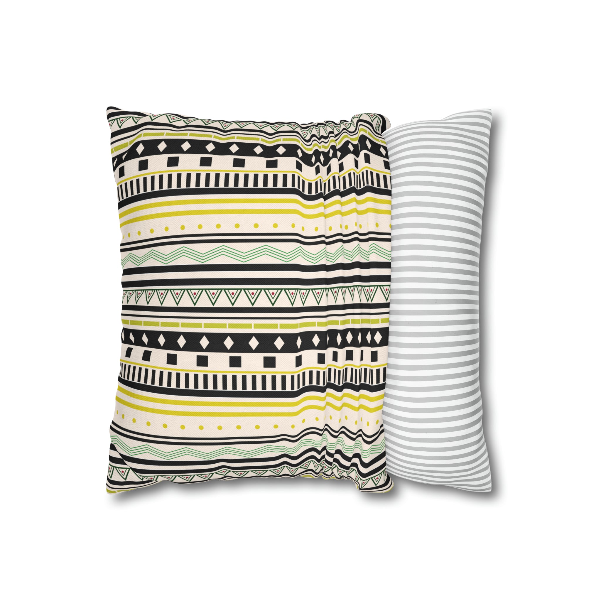 Aztec Pattern Cushion - Spun Polyester Square Pillow Case