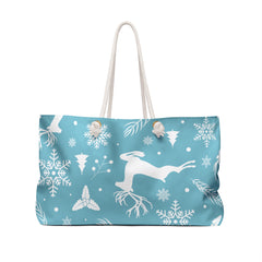 Christmas weekender bag tote