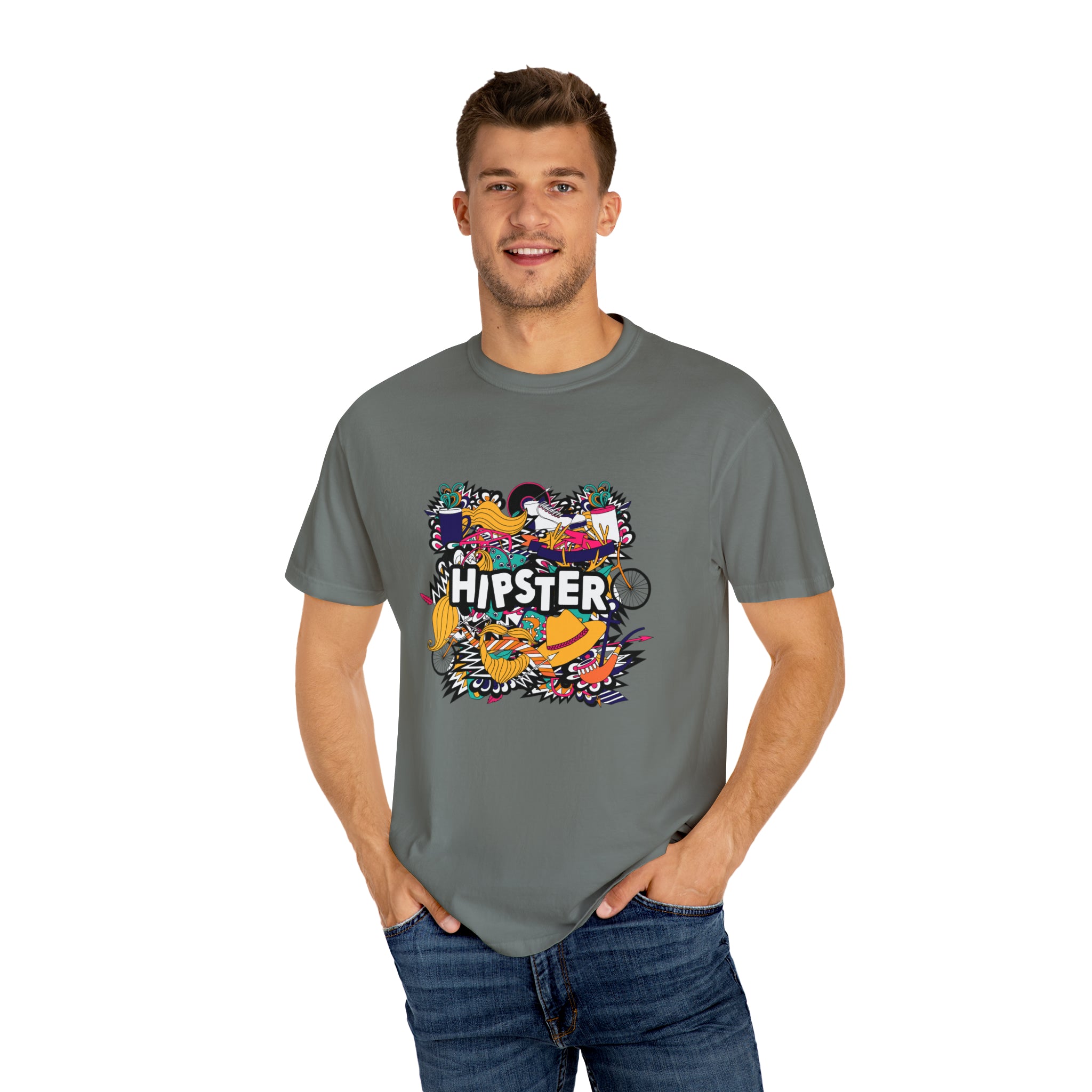 Graphic Garment-Dyed Unisex Tee