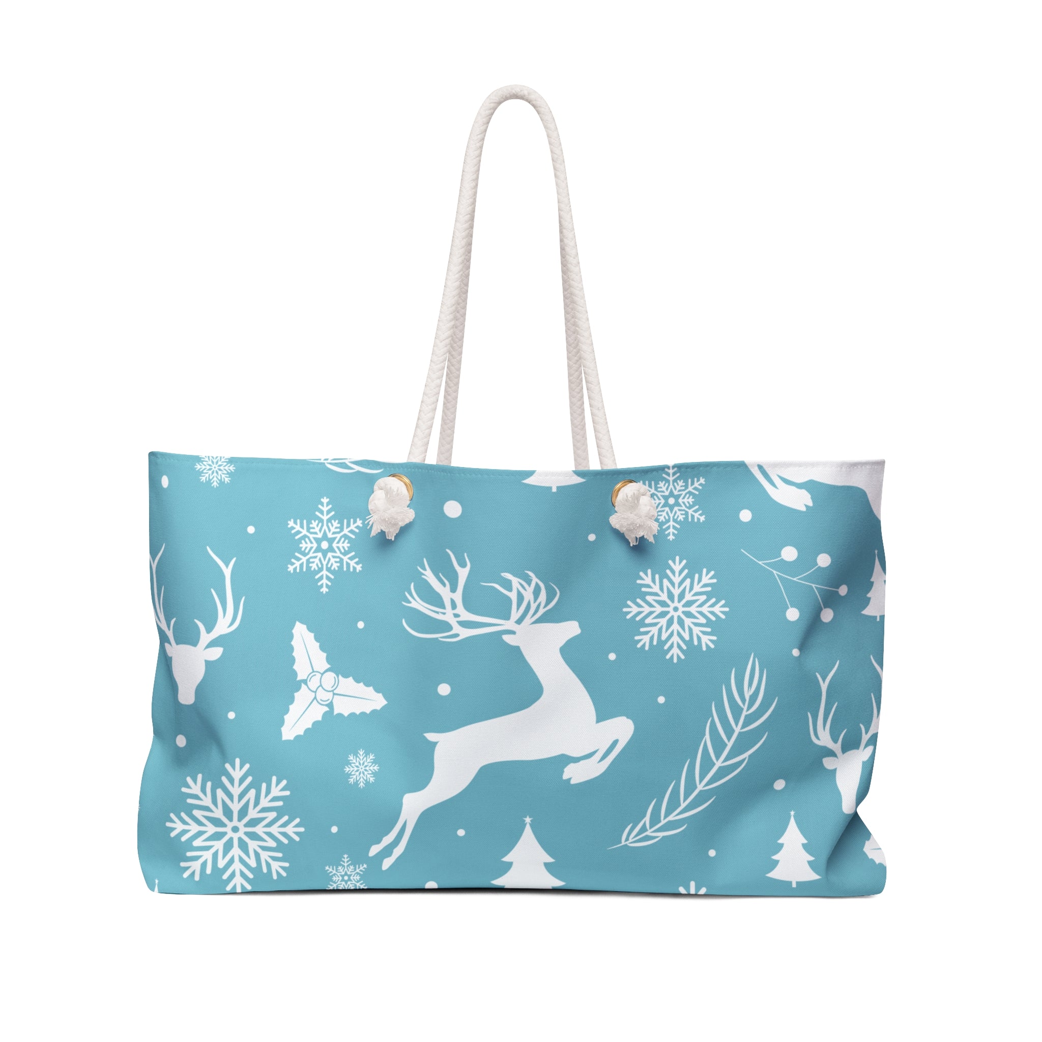 Christmas weekender bag tote