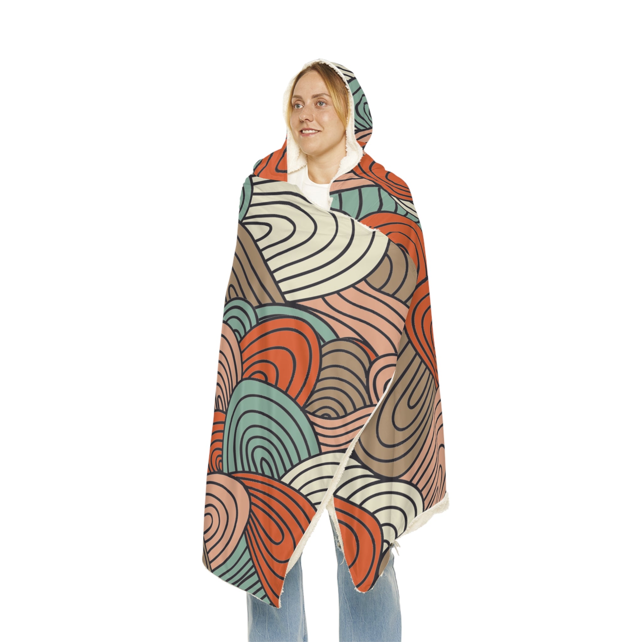 Abstract Pattern Snuggle Blanket