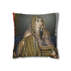 Portrait of Zebunisa - Vintage Mughal print Cushion