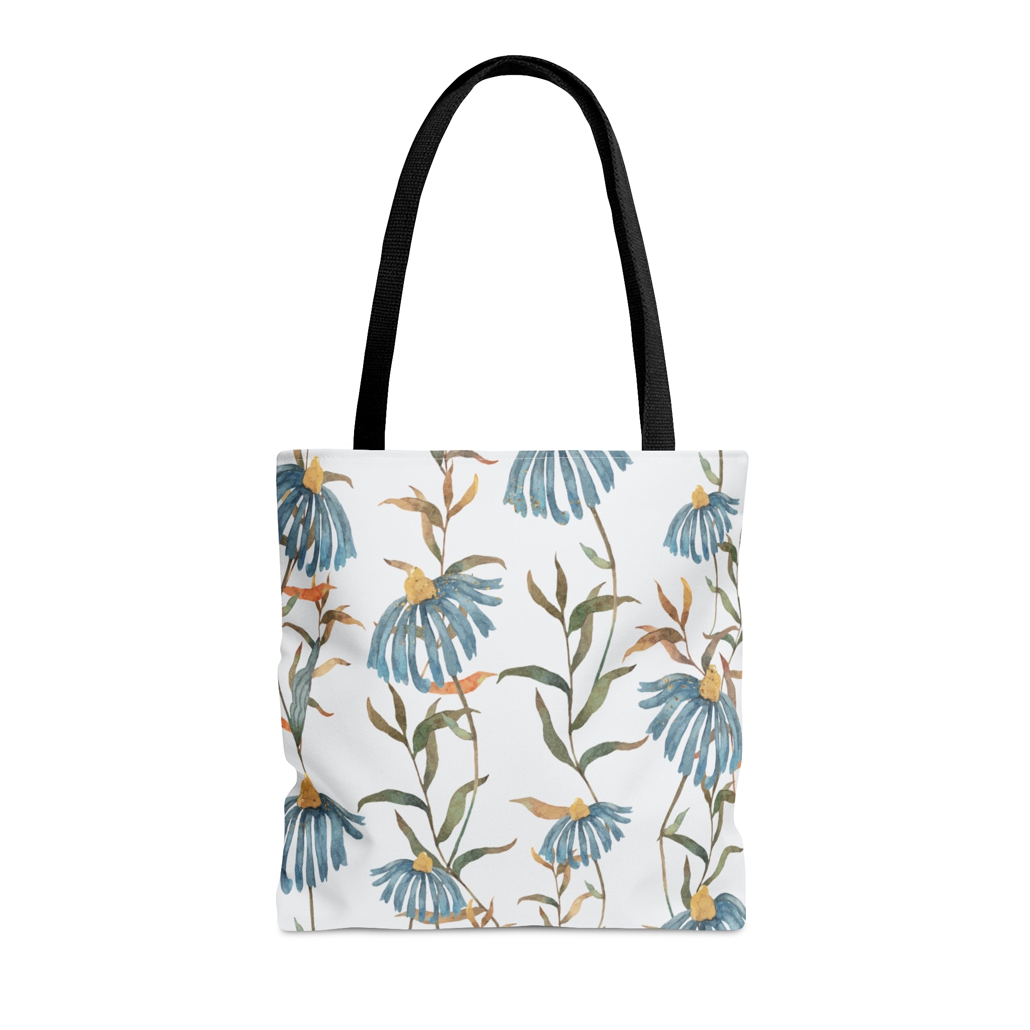 Vintage Flower Pattern (AOP) Tote Bag
