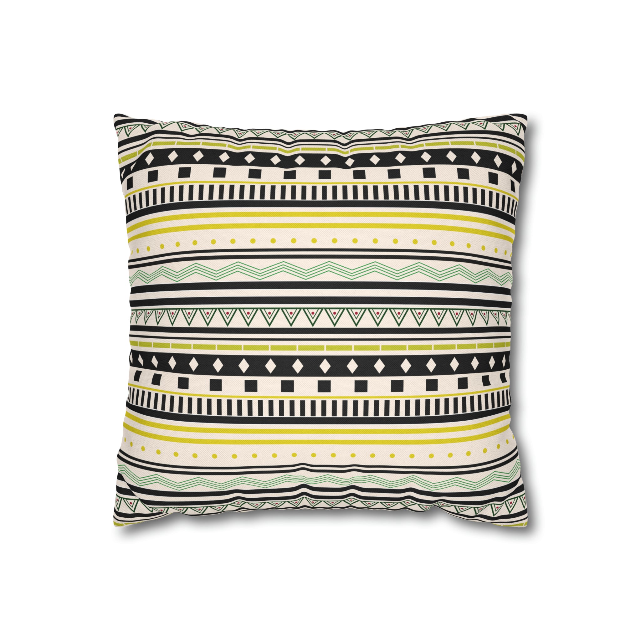 Aztec Pattern Cushion - Spun Polyester Square Pillow Case