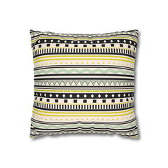 Aztec Pattern Cushion - Spun Polyester Square Pillow Case